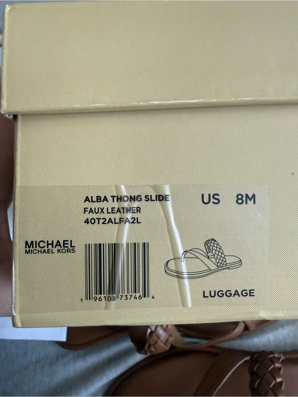 Michael Kors Alba Thong Slide